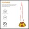 4E's Novelty Thanksgiving Necklace Crafts for Kids Bulk – 12 Pack DIY Turkey Craft Kit with 4 Styles, Self Adhesive Foam Beads & Strings, Toddler Thanksgiving Crafts, Classroom Party Favors & Fall Fun
